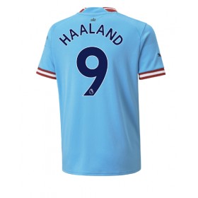 Herren Fußballbekleidung Manchester City Erling Haaland #9 Heimtrikot 2022-23 Kurzarm